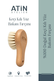 Keçi Kılı Yüz Bakım Fırçası